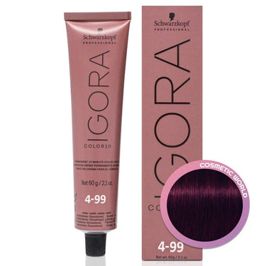 SCHWARZKOPF - COLOR 10_Igora Color 10 4-99 60g_Cosmetic World